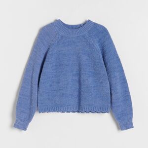 Reserved - Girls` sweater - Modrá