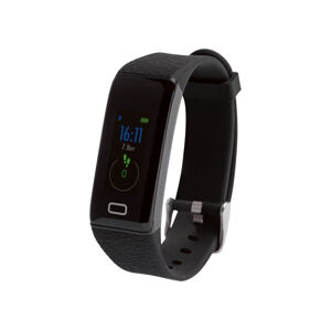 SILVERCREST® PERSONAL CARE Fitnes náramok s meračom pulzu SAS 89 (čierna)