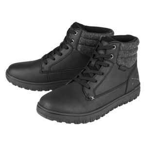 LIVERGY® Pánska obuv s podšívkou (45, čierna)