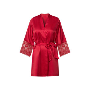 esmara® Dámske saténové kimono (XS (32/34), červená)