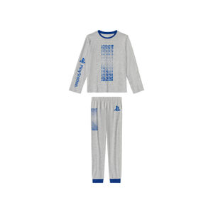 PLAYSTATION | XBOX Chlapčenské dlhé pyžamo (158/164, Playstation/sivá)