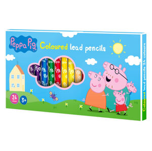 Farebné ceruzky Prasiatko Peppa (farebné ceruzky)