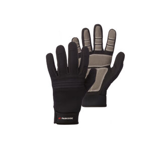 PARKSIDE® Dámske/pánske pracovné rukavice (7, čierna/sivá)