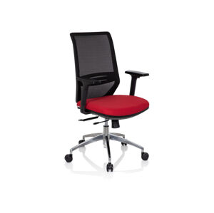 hjh OFFICE Kancelárska stolička PROFONDO (čierna/červená)
