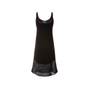 esmara® Dámske háčkované šaty (S (36/38), čierna)