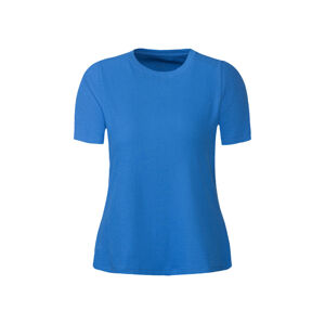 esmara® Dámske rebrované tričko (S (36/38), modrá)