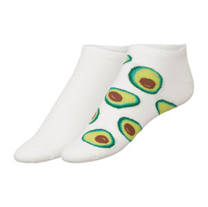 Dámske/Pánske členkové ponožky, 2 páry (39/42, avokádo) | Lacné módne  značkové oblečenie